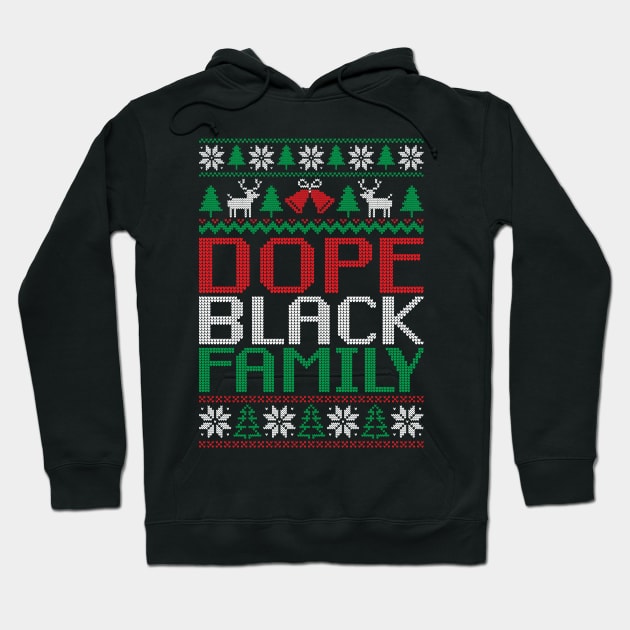 African American Ugly Christmas Sweater, Dope Black Family Hoodie by mcoshop